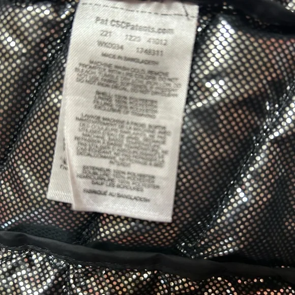 Columbia Women's Black Quilted Puffer Jacket, Size L pre owned - Picture 17 of 17